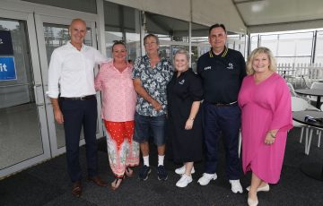 December 30:  photos of speeches/presentation of officials at Pat Rafter Arena in Brisbane on Monday, December 30, 2024. Photo by TENNIS AUSTRALIA/ David Kapernick