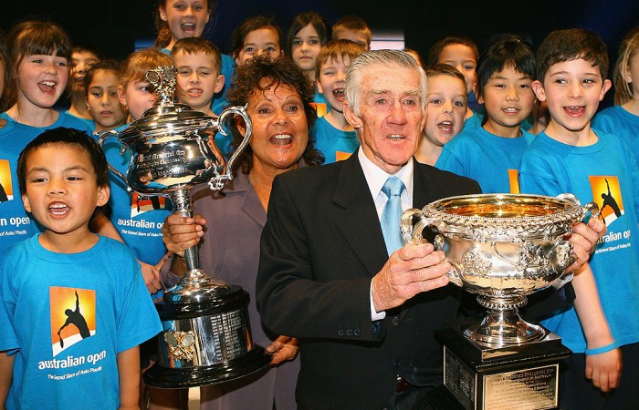 XXXXX during the launch of the 2011 Australian Open at Hisense Arena on October 5, 2010 in Melbourne, Australia.