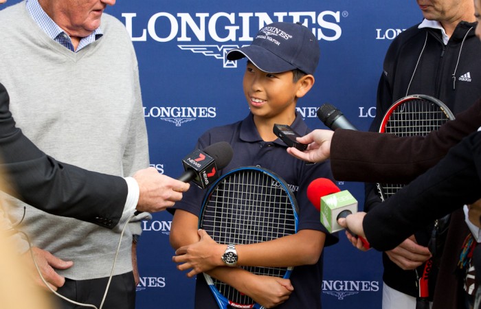 10th of May 2011. Chase Ferguson at the Longines Future Tennis Aces launch. Mark Riedy.