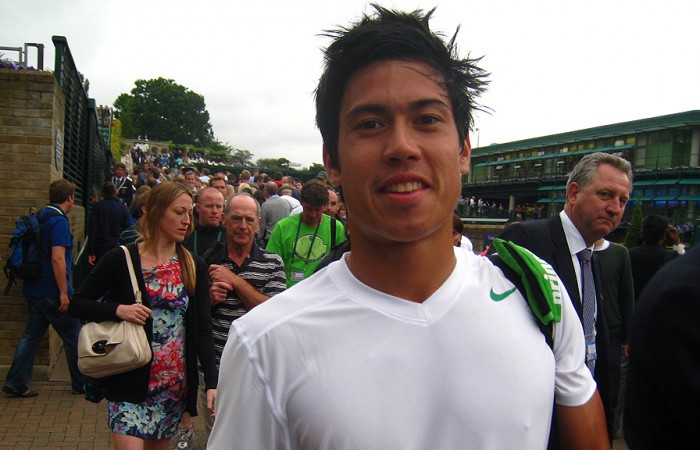 Jason Kubler after his second round win in the Wimbledon Junior Championships.