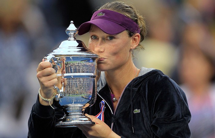 Sam Stosur celebrates her triumph at the 2011 US Open. Getty Images