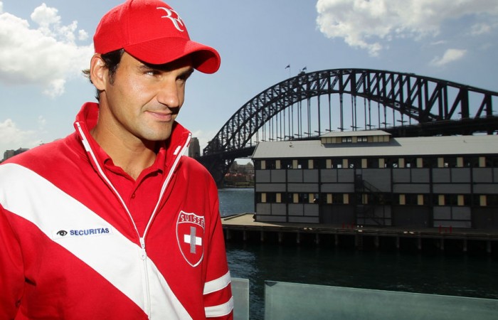 Roger Federer, Sydney. GETTY IMAGES