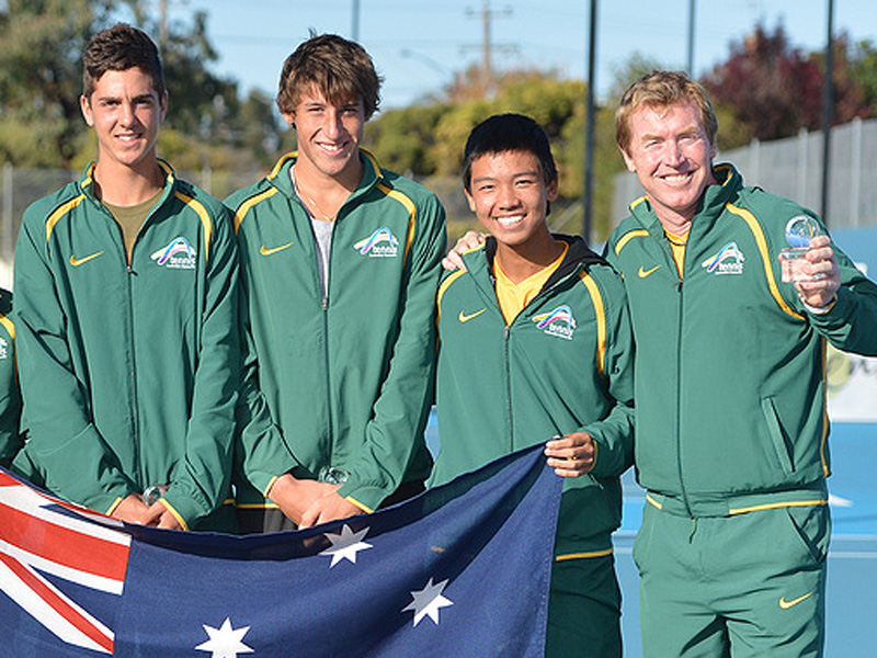 Aussie Junior Davis Cup team victorious 29 April, 2012 All News