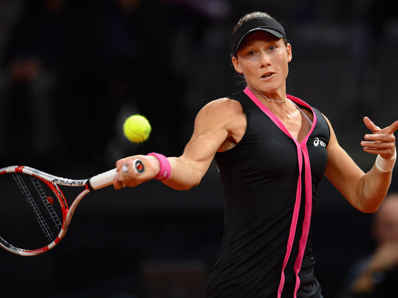 Excellent performances by Sam Stosur and Jarmila Gajdosova in their singles...