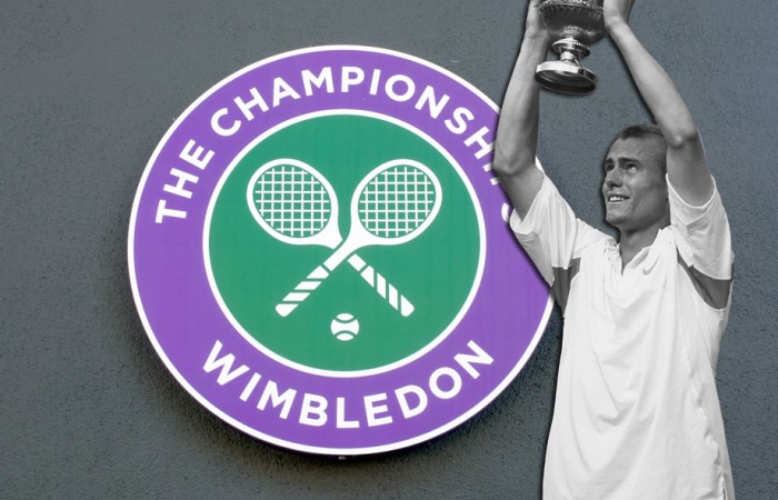 Lleyton Hewitt, Wimbledon, 2002. GETTY IMAGES
