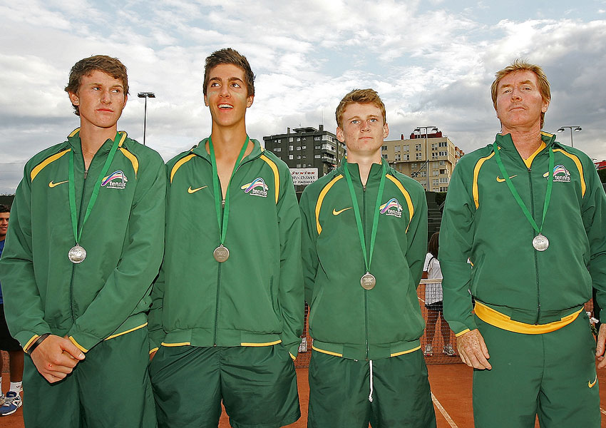 Junior Davis Cup team wins silver 1 October, 2012 All News News