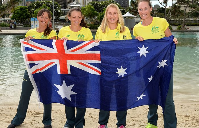 The Aussie team is ready to do battle. Photo: Getty Images