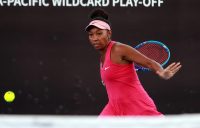 Abigail Tere-Apisah in action at the Australian Open Asia-Pacific Wildcard Play-off in Zhuhai, China.