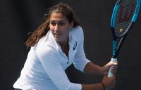 Jaimee Fourlis in action during the 18/u Australian Championships as part of the December Showdown at Melbourne Park; Getty Images