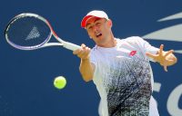 John Millman in action during his second-round win over Fabio Fognini at the US Open; Getty Images