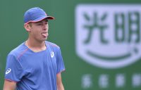 Alex De Minaur in action at the Shanghai Masters; Getty Images