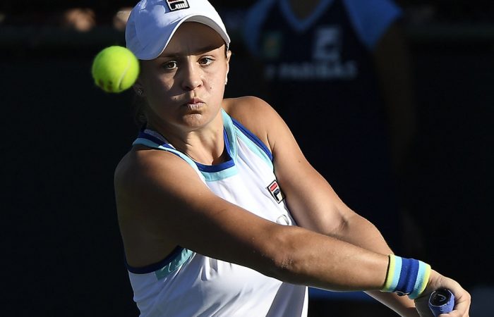 MOVING ON: Ash Barty is into the fourth round at Indian Wells; Getty Images