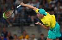 Alex de Minaur at the ATP Cup semifinals in Sydney; Getty Images