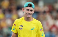 PROUD AUSSIE: Alex de Minaur at the ATP Cup in January. Picture: Getty Images