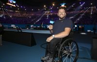 INSPIRATIONAL: Dylan Alcott at Australian Open 2020. Picture: Tennis Australia