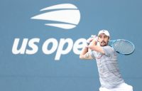 IMPRESSIVE RUN: Jordan Thompson during his second round win at the US Open earlier this week. Picture: Getty Images