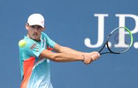 FOCUSED: Alex de Minaur during his career-best run at the US Open. Picture: Getty Images