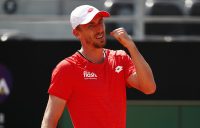 MOVING ON: John Millman is finding form. Picture: Getty Images