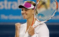 ALL SMILES: Casey Dellacqua at Australian Open 2008. Picture: Getty Images