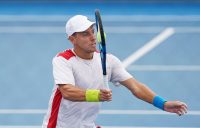 James Duckworth during an Australian Open 2021 practice session in Melbourne. Picture: Scott Barbour, Tennis Australia