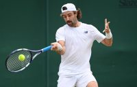 Jordan Thompson is through to the quarterfinals of the Hall of Fame Open in Newport; Getty Images