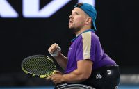 Dylan Alcott at AO 2021. Picture: Getty Images