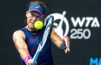 Sam Stosur in action at the Melbourne Summer Set. Picture: Tennis Australia