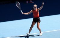 Maddison Inglis celebrates her second-round win at Australian Open 2022; Getty Images