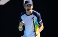 Alex De Minaur celebrates his progress at AO 2022; Getty Images