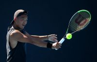 Li Tu, pictured at Australian Open 2021, is among the Australians competing at the ATP Challenger in Bendigo.