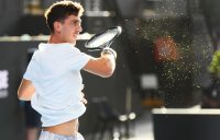 Thanasi Kokkinakis of Australia at the Adelaide International 2; Getty Images