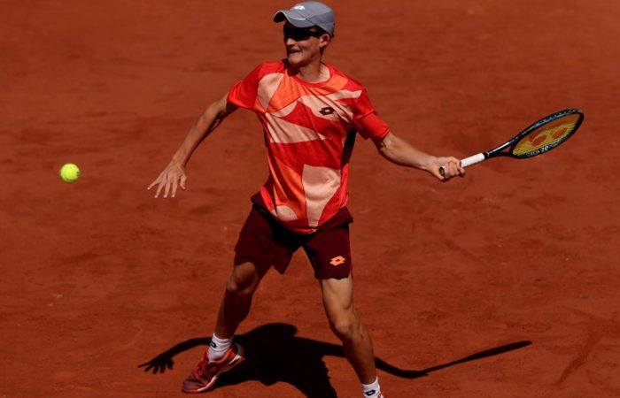 Charlie Camus in action at Roland Garros. Picture: Getty Images