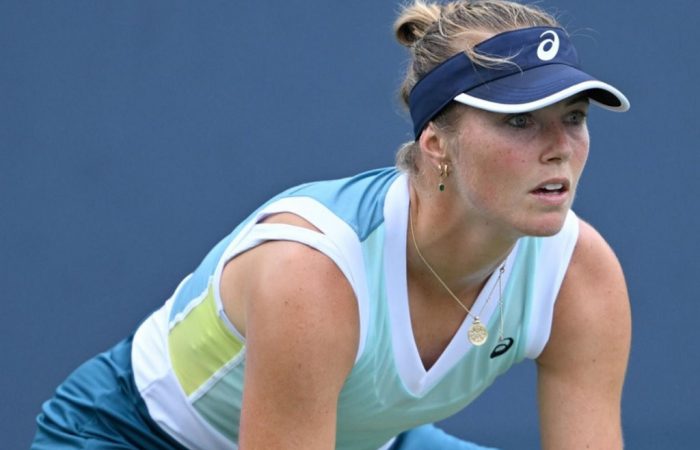 Olivia Gadecki in action at the US Open. Picture: USTA