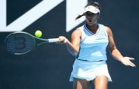 Destanee Aiava in action during Australian Open 2024 qualifying. Picture: Tennis Australia