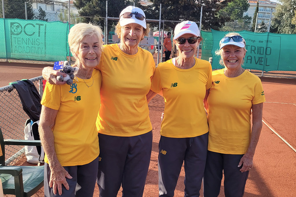 Australia claims two gold medals at 2024 ITF Masters World Team Championships | 18 March, 2024 | All News | News and Features | News and Events