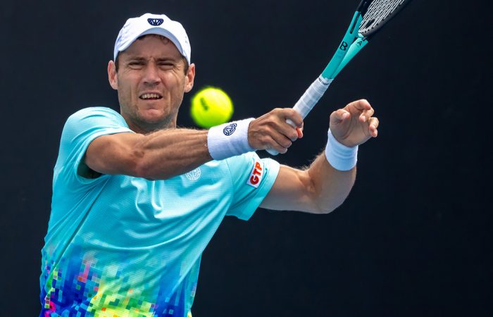 Matt Ebden in action. Picture: Tennis Australia