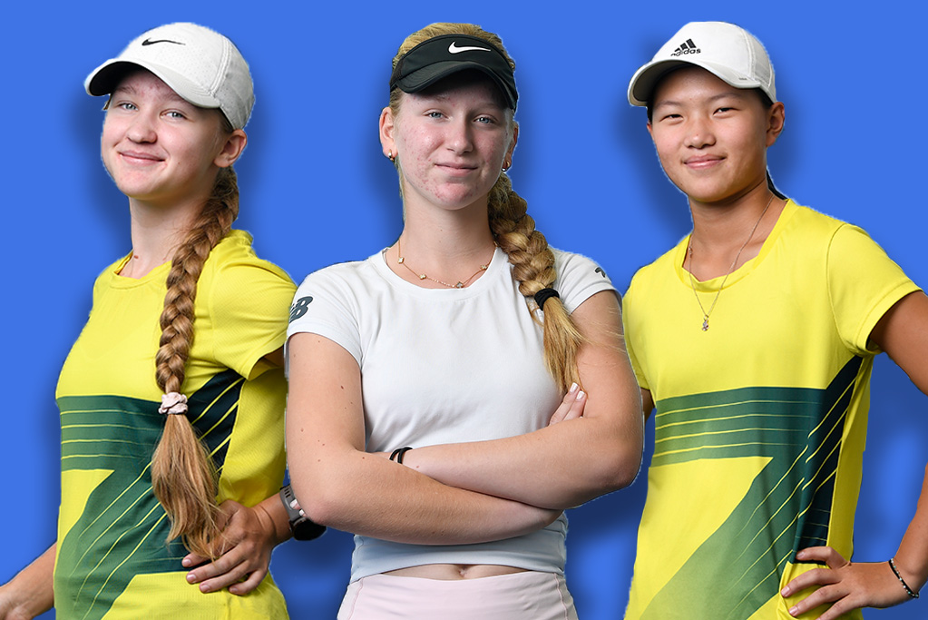 Australian 14-and-under girls’ team soaking up Billie Jean King Cup experience