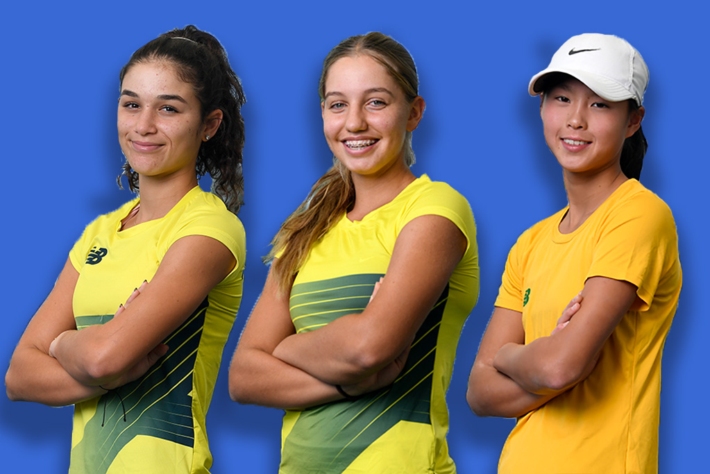 Rising Aussie junior talents excited to learn at Billie Jean King Cup camp | 12 April, 2024 | All News | News and Features | News and Events