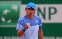 Australia's Alex de Minaur in action at the Monte Carlo Masters. Photo: Getty Images