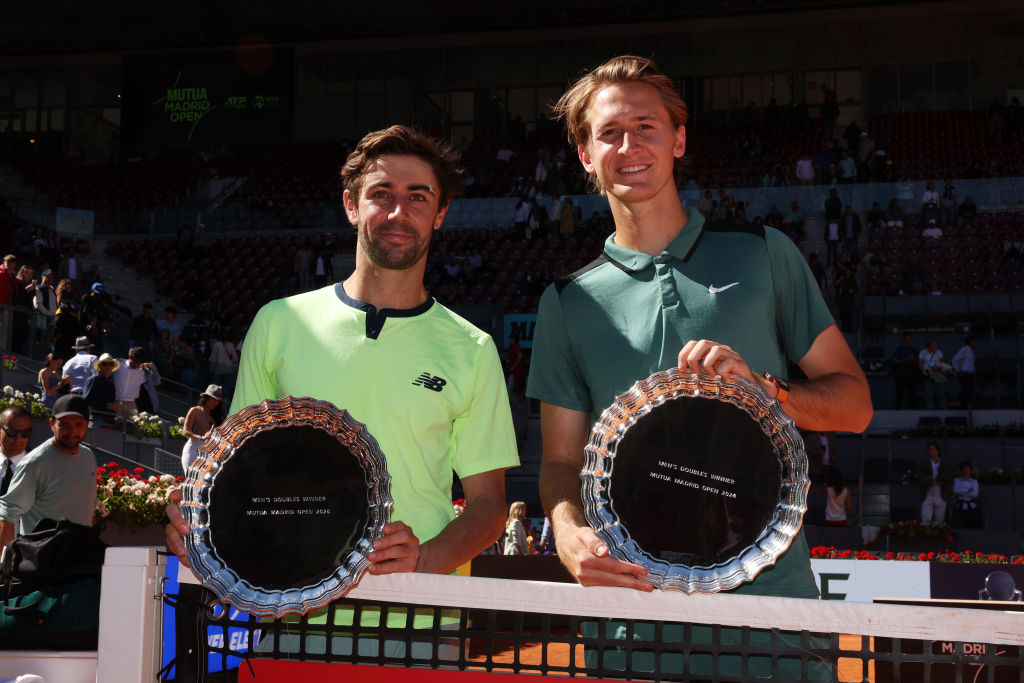 Thompson and Korda crowned doubles champions at Madrid Masters | 5 May, 2024 | All News | News and Features | News and Events