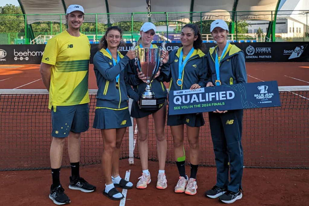 Australian team qualifies for 2024 Junior Billie Jean King Cup Finals | 19 May, 2024 | All News | News and Features | News and Events