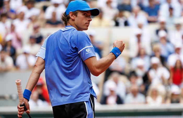 Alex de Minaur is enjoying a career-best run at Roland Garros 2024. Picture: Tennis Australia