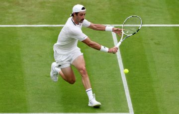 Jordan Thompson at Wimbledon. Picture: Getty Images