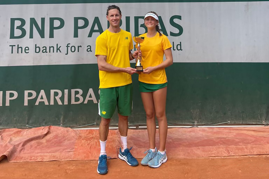 Glen Flindell and Isabel Cairns soak up “amazing” experience at Roland Garros 2024 | 9 June, 2024 | All News | News and Features | News and Events