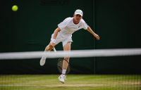Hayden Jones in action at Wimbledon. Picture: ITF