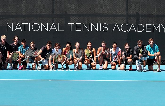 General view during the Talent Combine at the Queensland Tennis Centre in Brisbane on Tuesday, September 26, 2023. Photo by TENNIS AUSTRALIA/JASON O'BRIEN