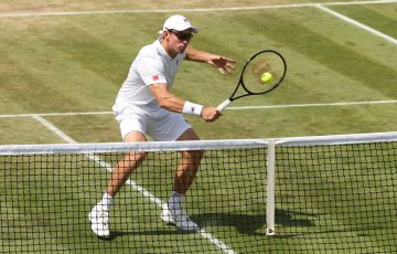 John Peers in action at Wimbledon. Picture: Getty Images