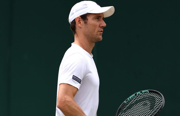 Matt Ebden at Wimbledon. Picture: Getty Images