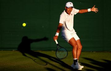 Rinky Hijikata in action at Wimbledon 2024. Picture: Getty Images