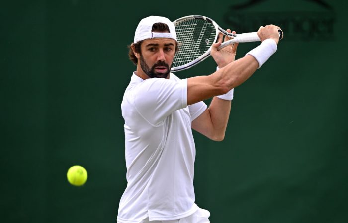 Jordan Thompson in action at Wimbledon 2024. Picture: Getty Images